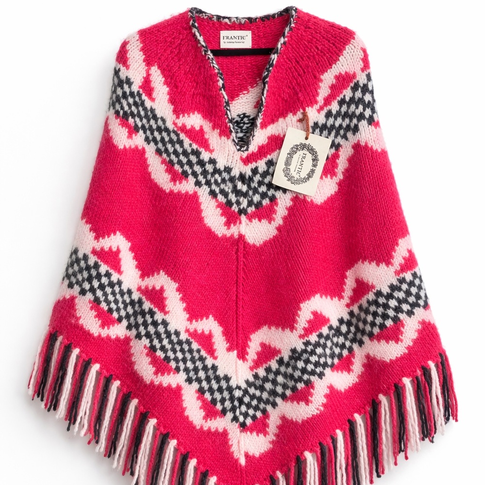 Frantic Fur Elise Poncho